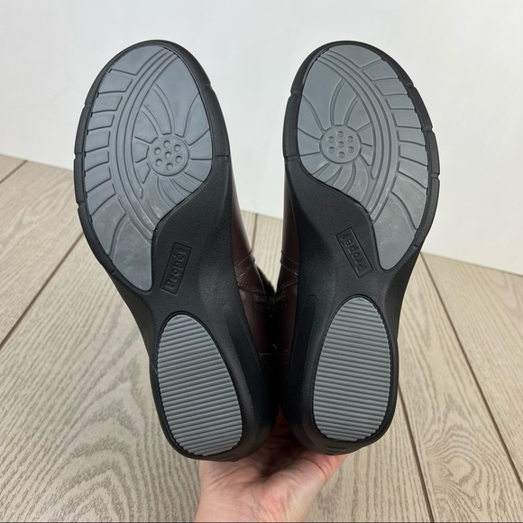 Propét Women's Waylynn Faux Fur Mid-Height Boots 10M Brown Leather $100 - Picture 11 of 12